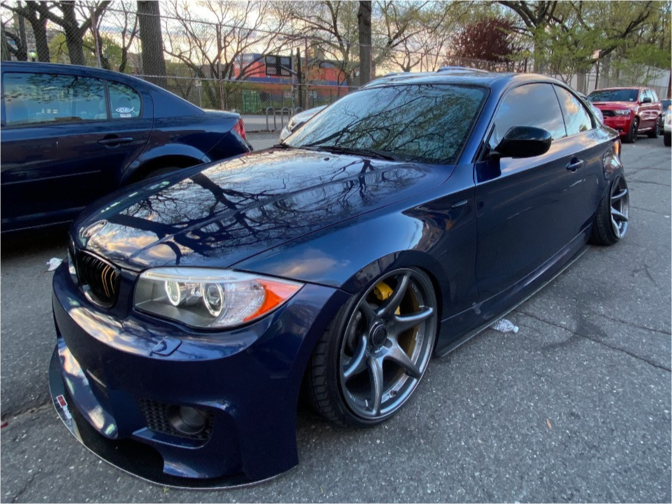 2012 BMW 135i with 18x9 22 Kansei Tandem and 215/35R18 Achilles