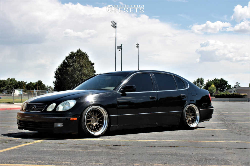 1998 Lexus GS400 with 19x9.5 22 Aodhan Ds06 and 225/40R19 Ironman