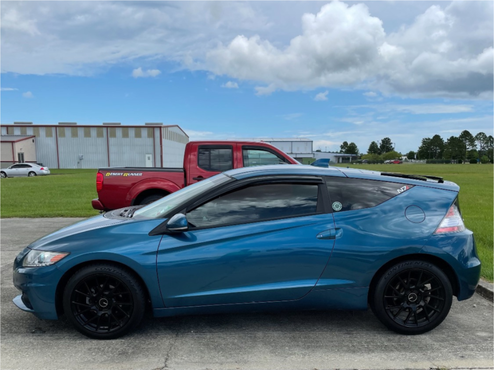 2013 Honda CR-Z with 17x8 45 Enkei Tm7 and 225/45R17 Continental
