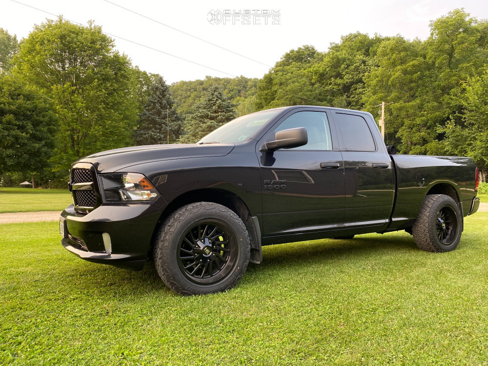 2017 Ram 1500 with 20x10 -19 Hardrock Overdrive and 275/60R20
