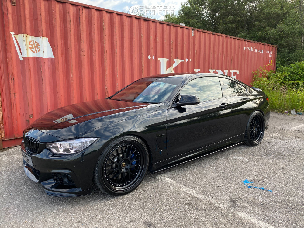 2015 BMW 435i with 20x8.5 32 Work Vs Xx and 245/35R20 Bridgestone