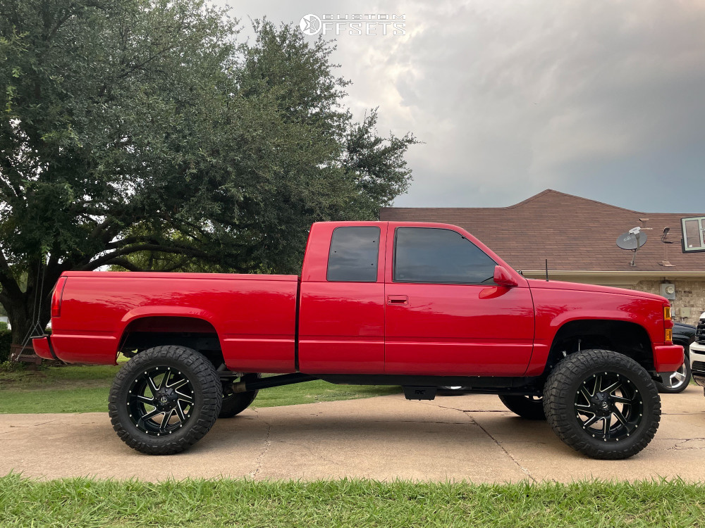1996 Chevrolet K1500 with 20x10 -18 Fuel Renegade and 35/12.5R20