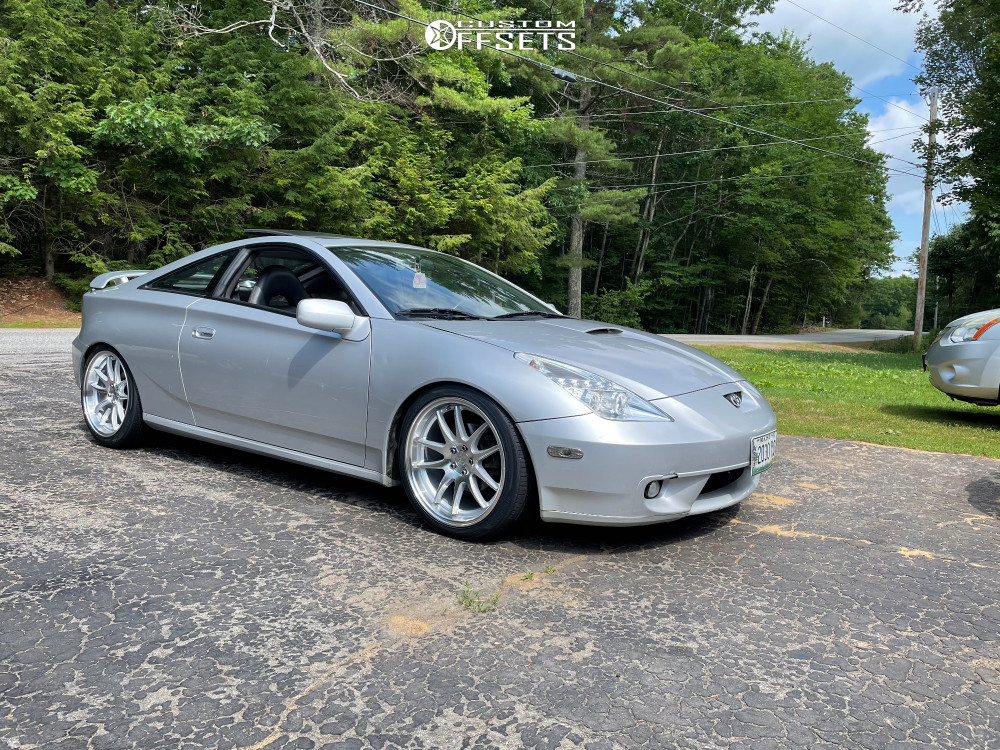 2000 Toyota Celica with 18x8.5 35 Aodhan Ds02 and 215/40R18