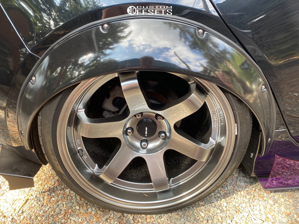 2016 Mazda 3 with 17x9 38 AVID1 AV6 and 215/40R17 Nankang Ns-25