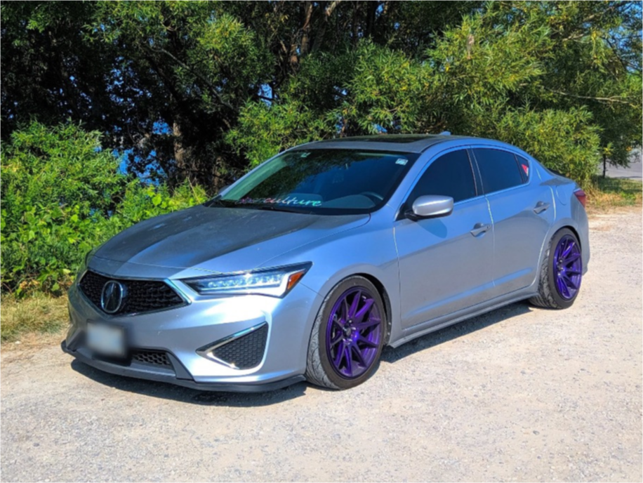 2019 Acura ILX with 18x8.5 40 Prodrive GC-010G and 225/40R18