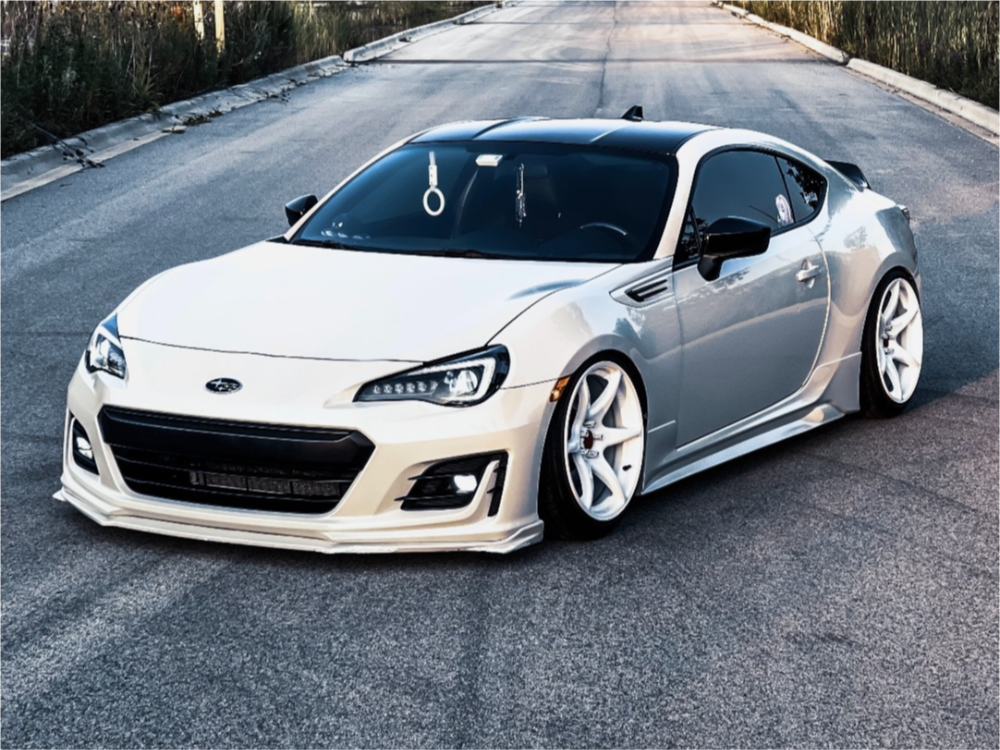 2018 Subaru BRZ with 18x9.5 22 Kansei Tandem and 225/40R18
