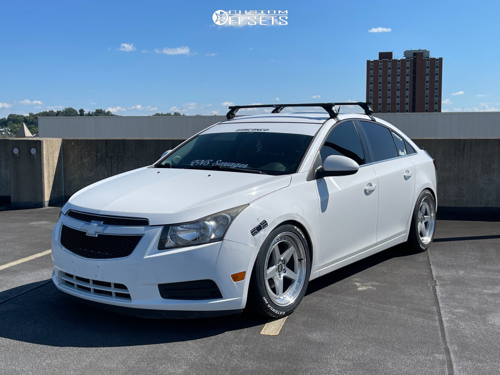 2013 Chevrolet Cruze with 18x8.5 30 ESR Cs5 and 235/45R18 Toyo