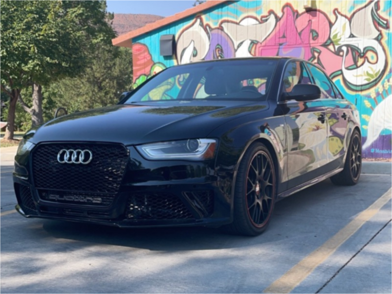 2016 Audi A4 Quattro with 19x8.5 48 BBS Ch-r and 245/35R19 Toyo