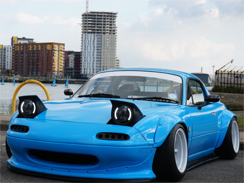 majumaju様　オーダー分 1994 Mazda MX-5 Miata with 15x9 -13 Japan Racing JR19 and 205
