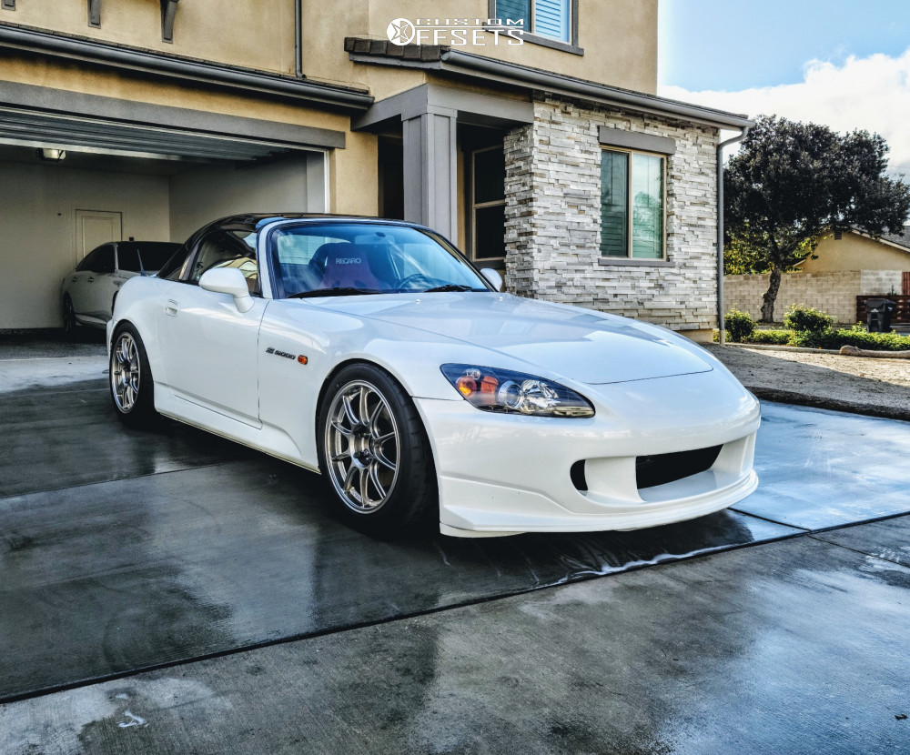 2009 Honda S2000 with 17x9 47 WedsSport Tc105x and 245/40R17