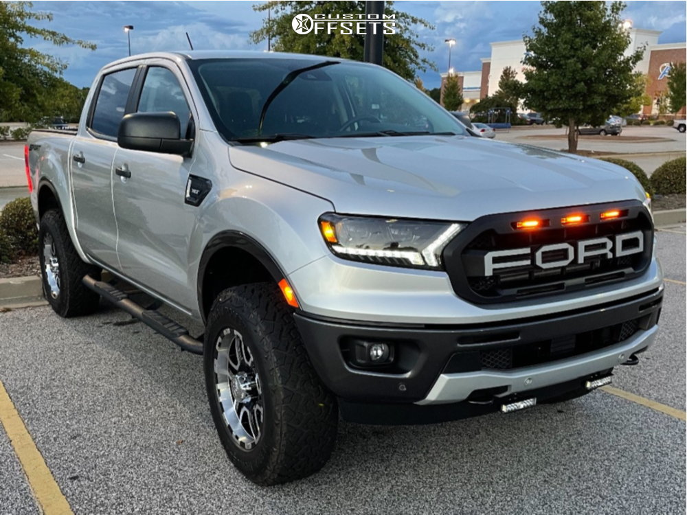 2019 Ford Ranger with 18x9 12 Alloy Ion 179 and 275/70R18 Venom