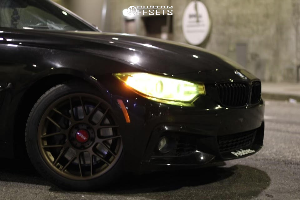 2016 BMW 435i with 18x9 30 Apex Arc-8 and 245/40R18 Michelin Pilot