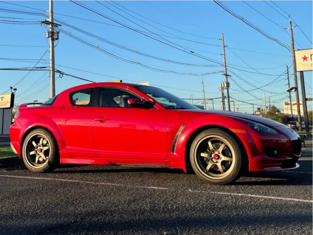 2005 Mazda RX-8 with 18x8.5 35 Aodhan Ah08 and 225/45R18