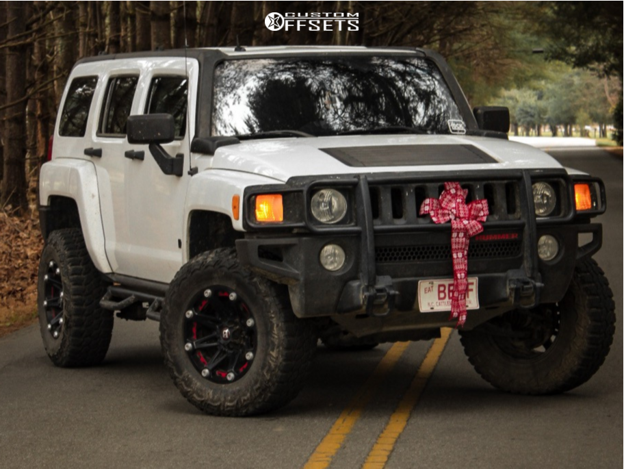 2006 Hummer H3 with 17x9 12 Ballistic Jester and 33/12.5R17