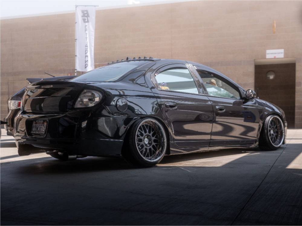 2005 Dodge Neon with 17x9.5 20 Work Vsxx and 205/40R17 Sailun