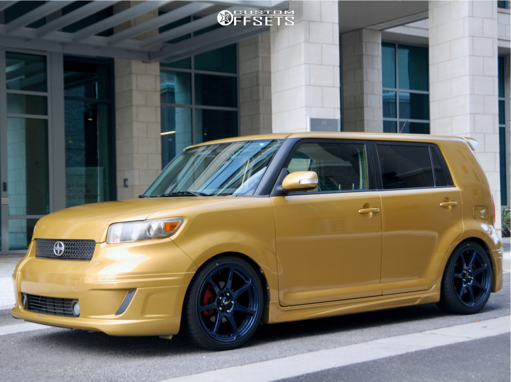 2008 Scion XB with 18x8 43 Motegi Mr154 and 225/40R18 Falken Ziex