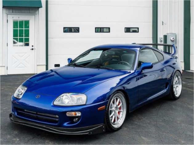 1993 Toyota Supra with 19x9 40 BC Forged LE10 and 255/30R19