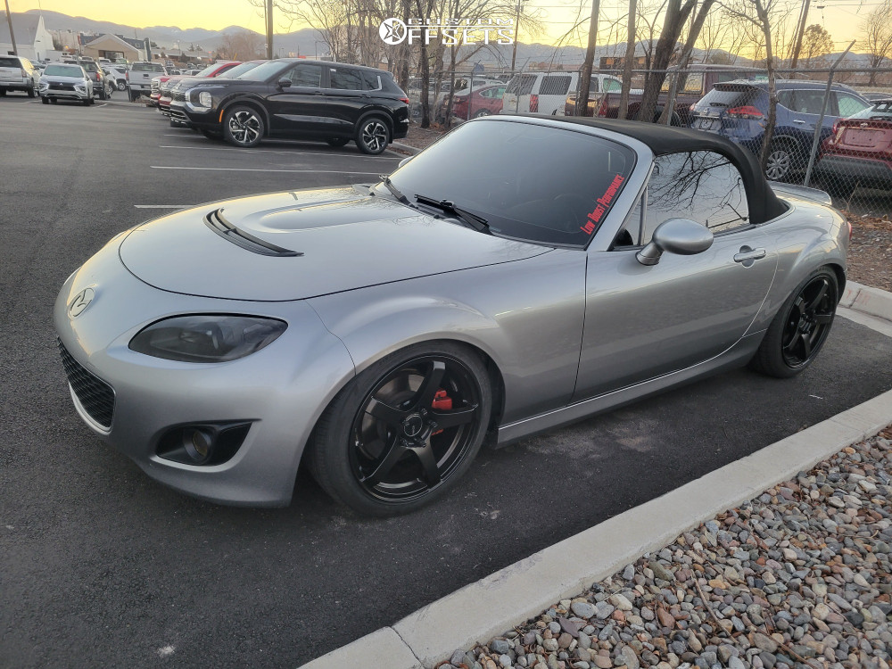 2011 Mazda MX-5 Miata with 17x8 45 Enkei Kojin and 215/45R17