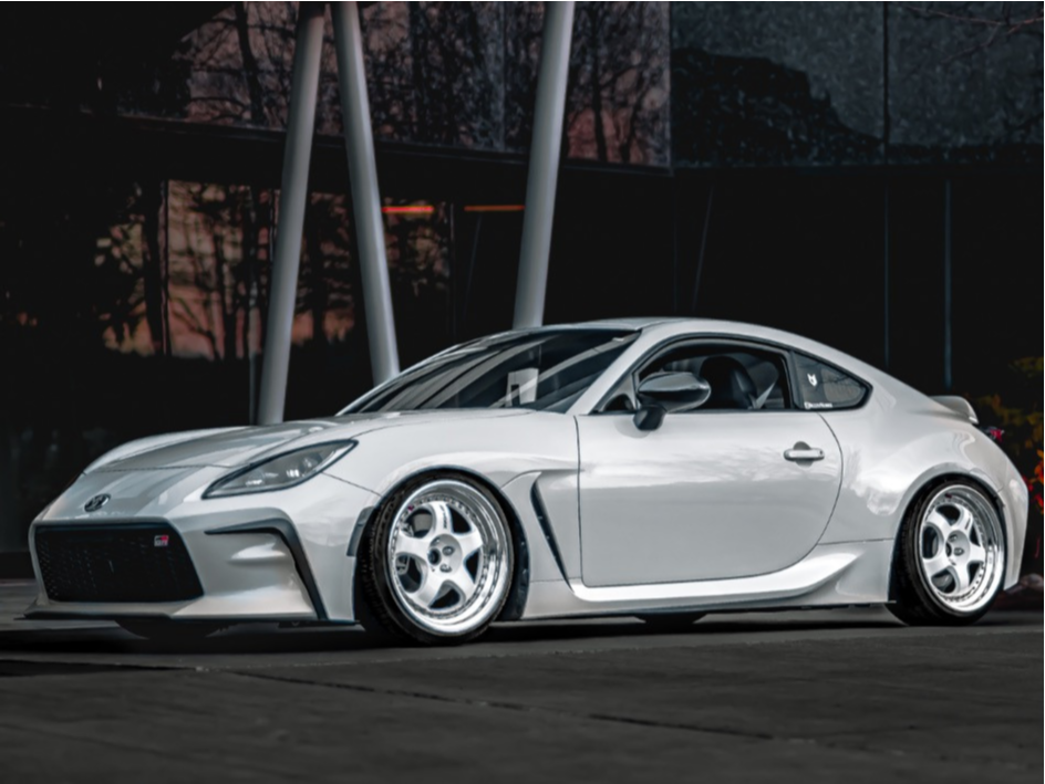 2022 Toyota GR86 with 18x8.5 37 Work Meister S1 3p and 215/40R18