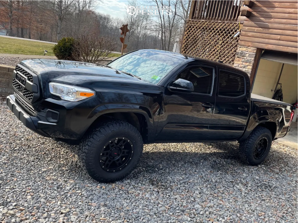2022 Toyota Tacoma with 17x8.5 -6 DX4 Terrain and 265/70R17 Nitto