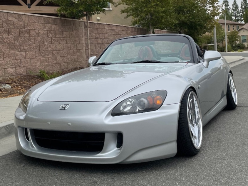 2004 Honda S2000 with 18x9 35 Weds Ratzingers and 215/35R18
