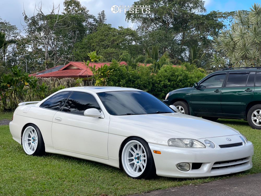 1998 Lexus SC300 with 18x9.5 10 Cosmis Racing Xt-206r and 215