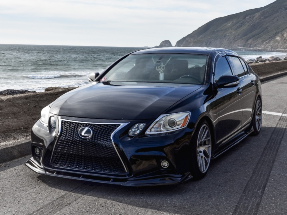 2008 Lexus GS350 with 18x9.5 35 Anovia Elder and 245/40R18 Barum