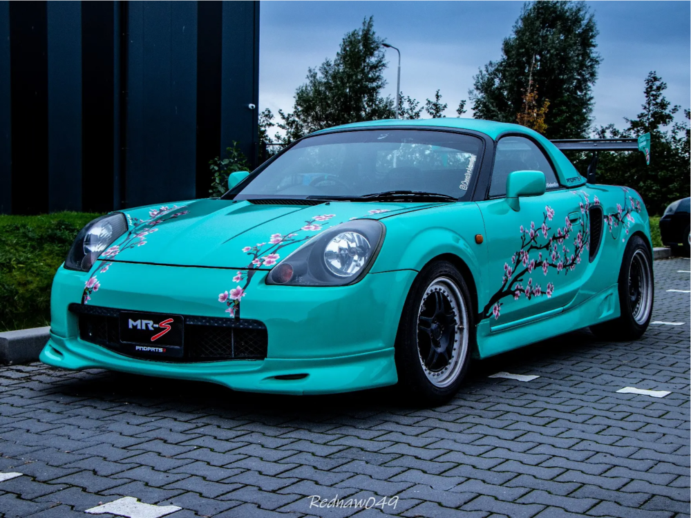 2001 Toyota MR2 Spyder with 16x8 35 Image Wheels Billet 91 and 225