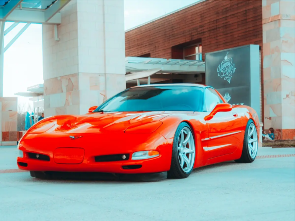 1998 Chevrolet Corvette with 18x9 35 Kansei Tandem and 235/40R18