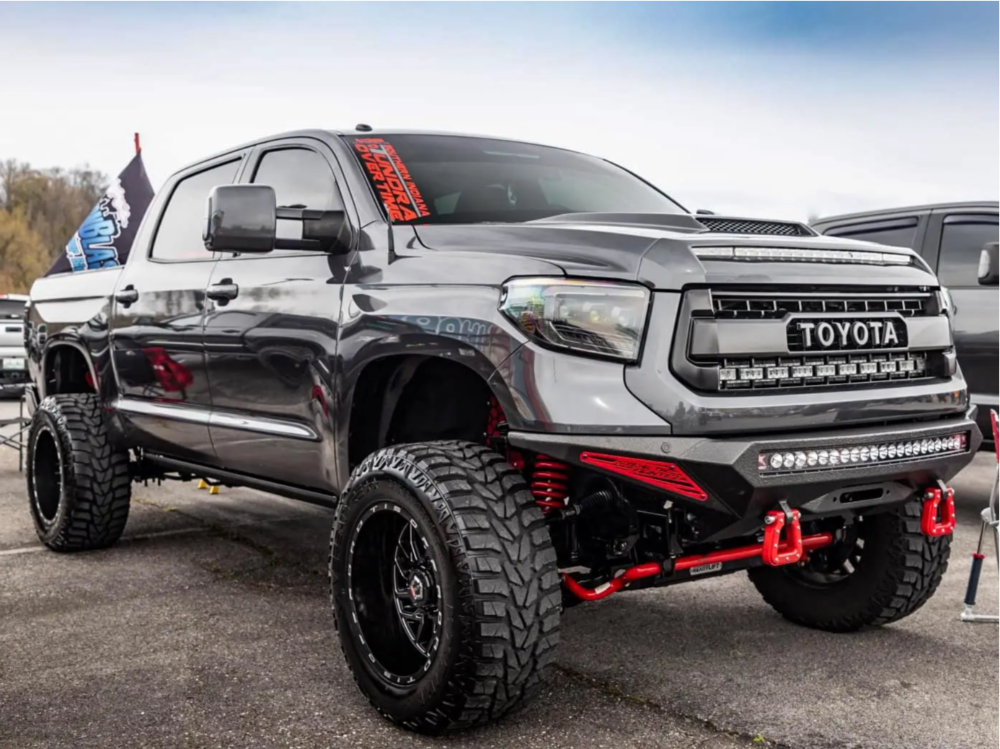 2016 Toyota Tundra with 20x12 -44 TIS 544BM and 36/13.5R20
