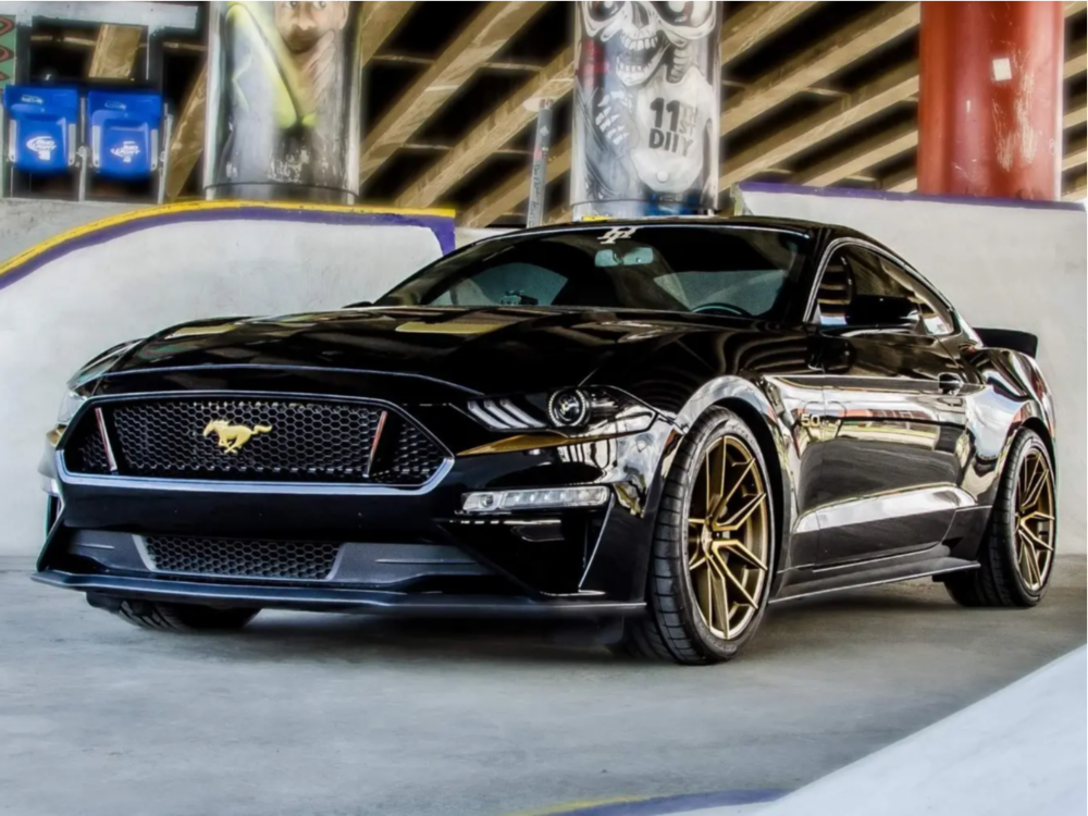 2018 Ford Mustang with 19x10 40 XXR 559 and 285/35R19 Atturo Az850