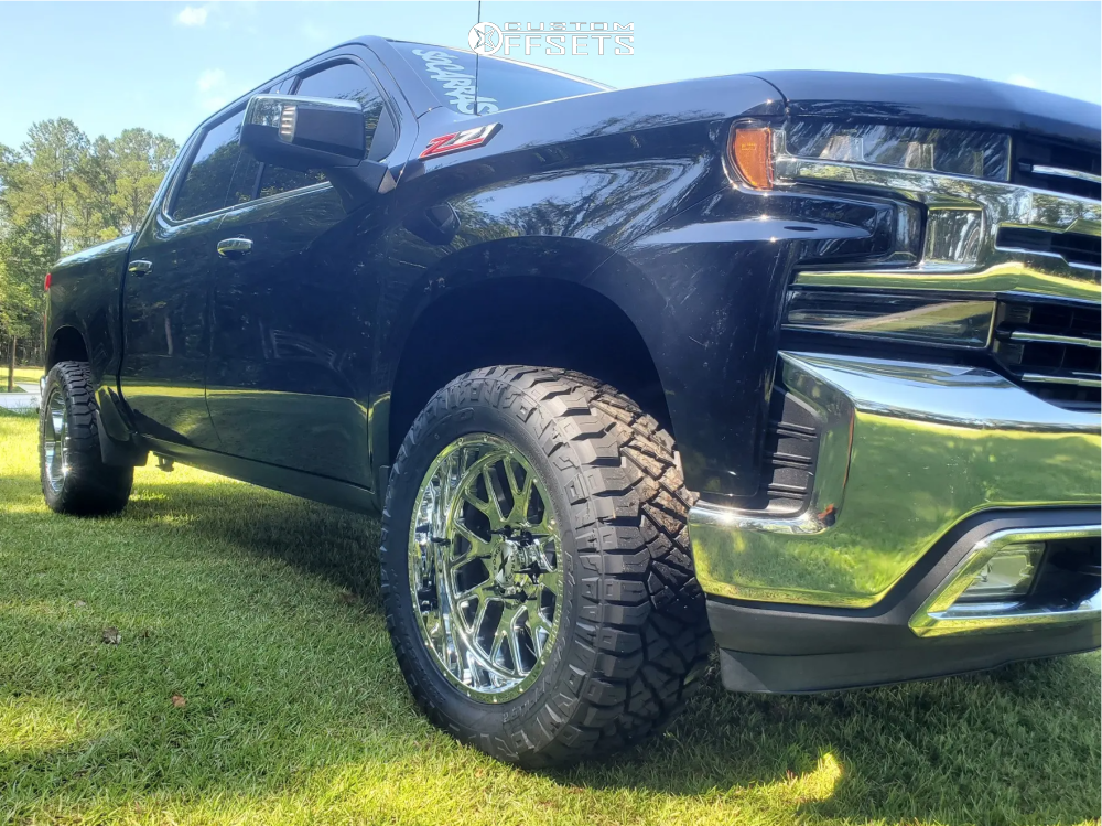 2020 Chevrolet Silverado 1500 with 20x10 -25 Xtreme Force Xf10 and