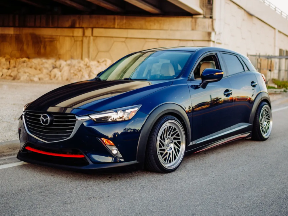 2016 Mazda CX-3 with 18x8.5 36 Regen5 R30 and 215/35R18 Lexani