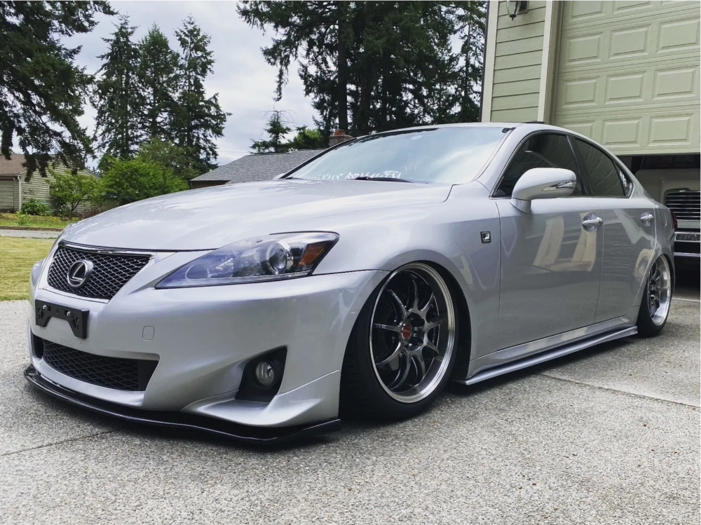 レクサスis250 2011 Lexus IS250 with 18x8.5 38 Work Emotion D9r and 225/40R18