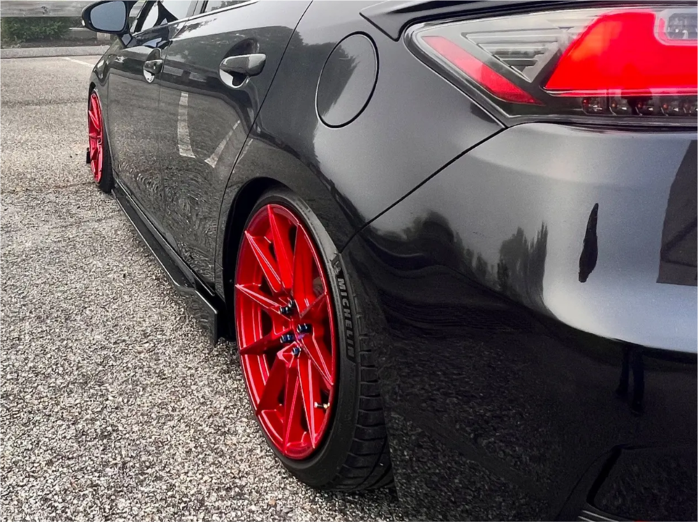 2017 Lexus CT200h with 18x8.5 35 XXR 567 and 205/40R18 Michelin