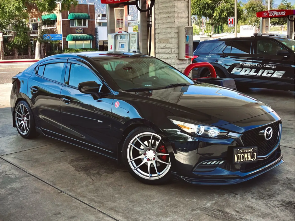 山田様　BBS③ For 2019-2025 Mazda 3 Sedan JDM Mugen Style Window Visors Rain
