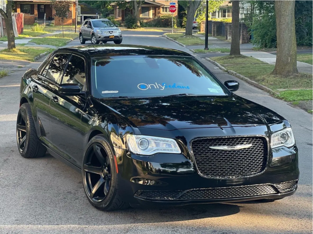 2016 Chrysler 300 with 20x10.5 25 Voxx Replicas Hellcat 2 and 275