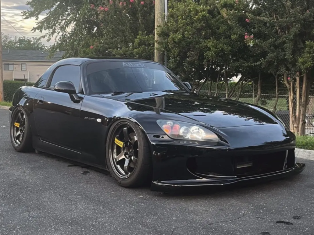 2004 Honda S2000 with 17x9.5 45 Volk Te37sl and 255/40R17 Falken