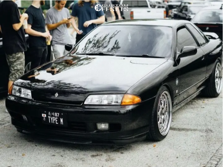 アクセサリー NISSAN SKYLINE 2 Door Sport Coupe GTS 1993 Nissan Skyline with 18x9.5 22 Aodhan Ds01 and 215/40R18 Toyo