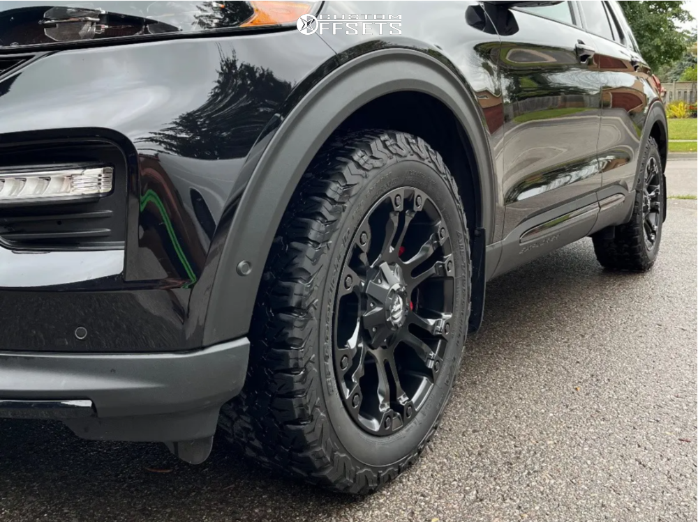 2022 Ford Explorer with 20x9 35 Fuel Vapor and 275/55R20