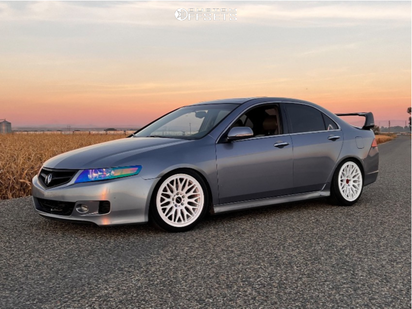 T.s.Xさん専用 2006 Acura TSX with 18x8.5 35 AVID1 Av44 and 225/40R18 Vercelli