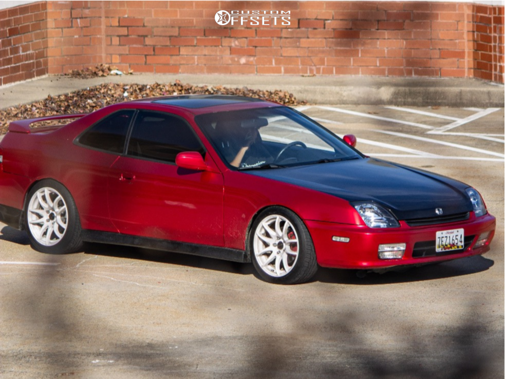 1997 Honda Prelude with 17x8 35 Vors Tr4 and 215/45R17 Toyo Tires