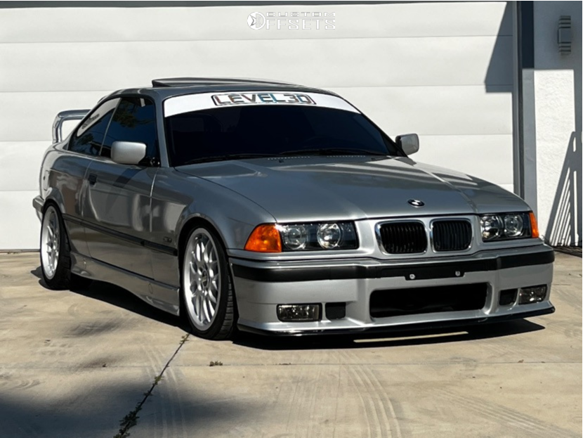 1997 BMW 328is with 17x8 38 BBS Rx and 205/40R17 Sailun Artezzo
