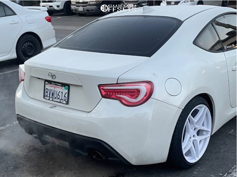 2020 Toyota 86 with 18x9.5 35 Kansei Astro and 225/40R18 Vercelli