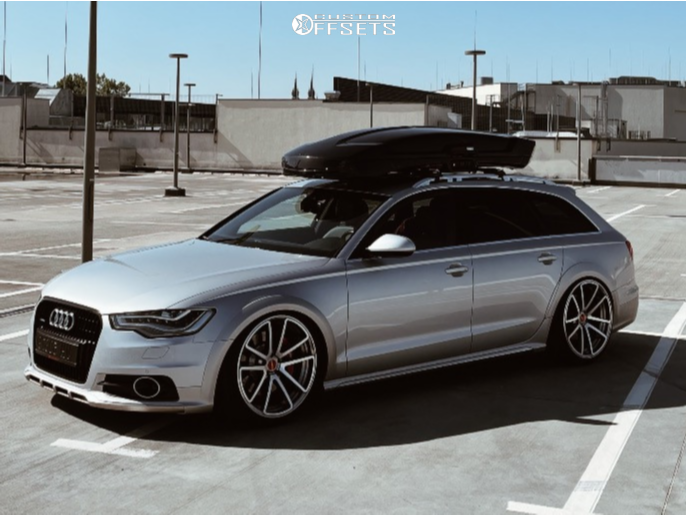 2013 Audi A6 Quattro with 21x10.5 35 Rotiform Spf and 255/35R21