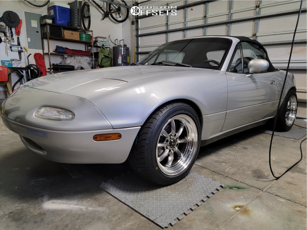 1991 Mazda Miata with 15x8 20 Vors Tr9 and 205/50R15 Nitto Neo Gen