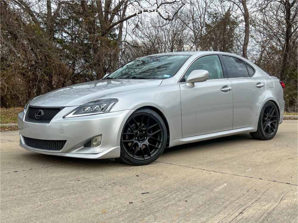 2008 Lexus IS250 with 18x8.5 35 Aodhan Ah-x and 225/40R18 Sumitomo