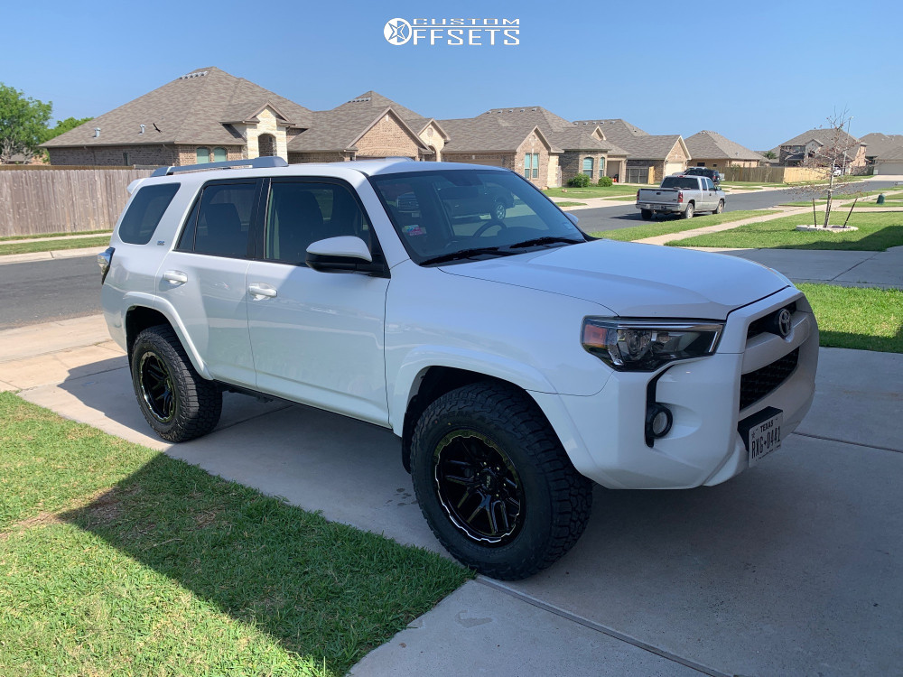 2018 Toyota 4Runner with 18x9.5 -10 RTX Offroad Volcano and 275