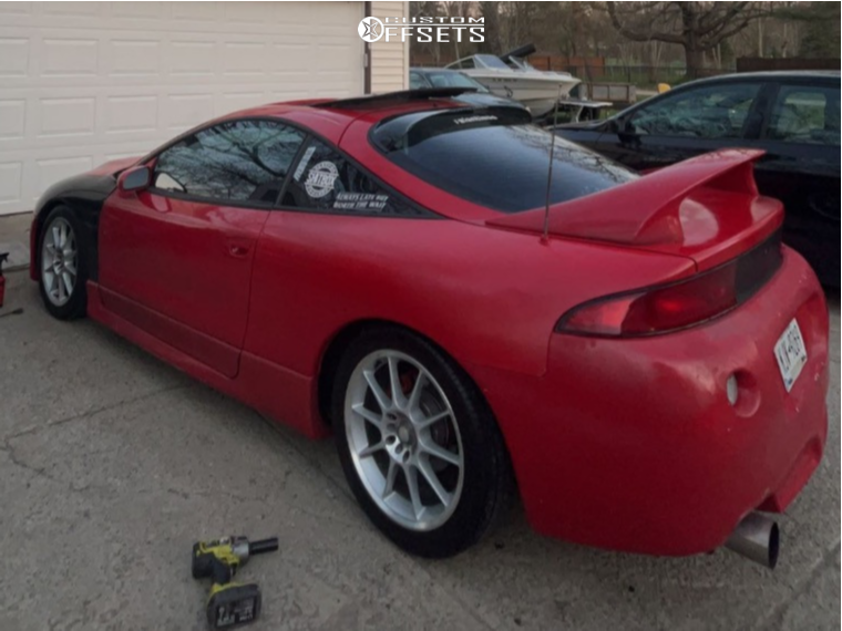 1998 Mitsubishi Eclipse with 17x7 38 Primax 618 and 225/45R17