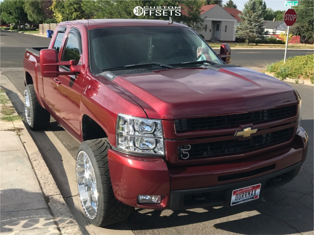 2008 Chevrolet Silverado 2500 Hd American Force Lucky Ss Stock Level 1 2008 Silverado 2500 Hd Chevrolet Stock Level 2in Drop Rear American Force Lucky Ss Polished